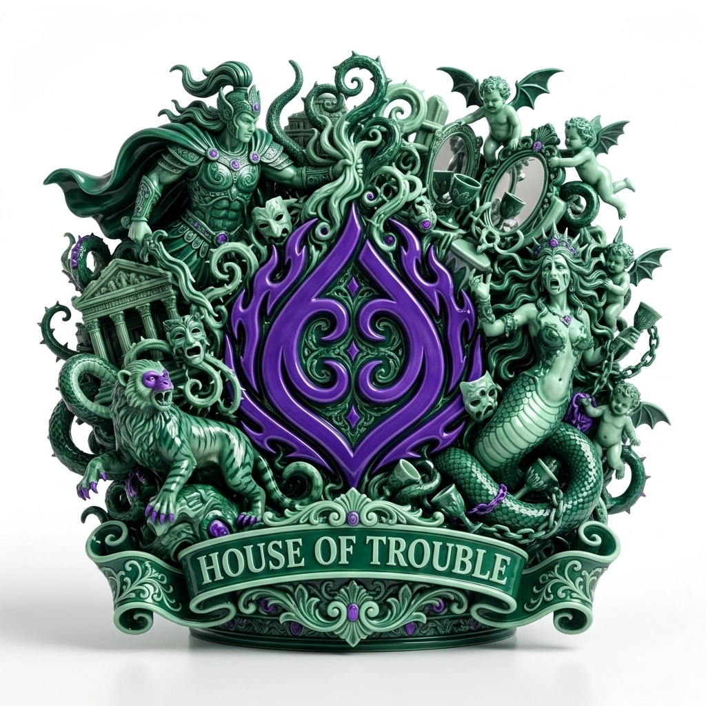 House of Trouble crest