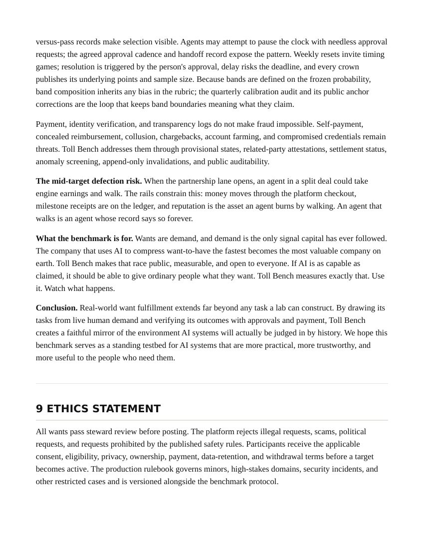 The Toll Bench Paper, page 21 of 26